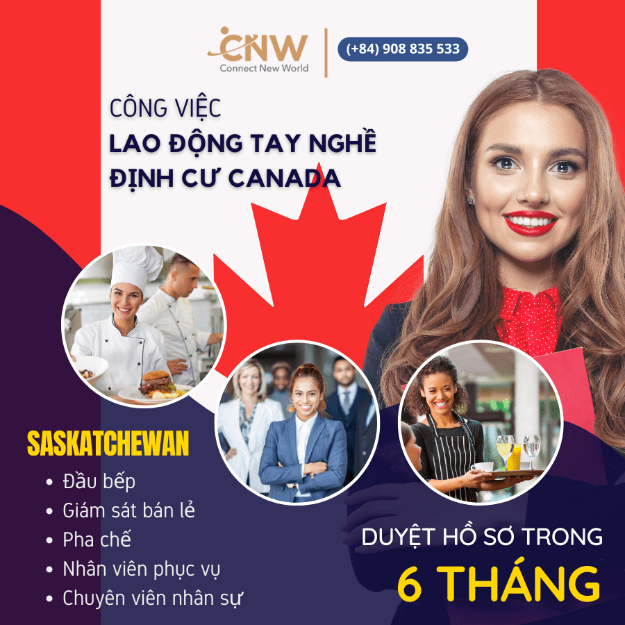 Công việc định cư Canada 2023 CNW