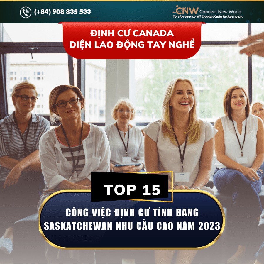 Top công việc định cư Canada tỉnh bang Saskatchewan có nhu cầu cao năm 2023